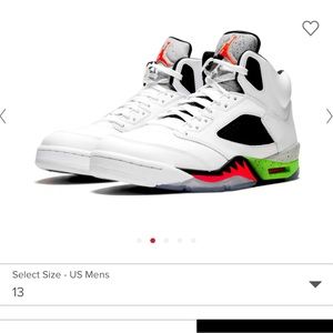 Air Jordan 5 Retro Poison Green